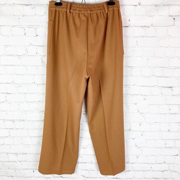 Elodie High Waist Wide Leg Pants Camel Sz S - Picture 4 of 8